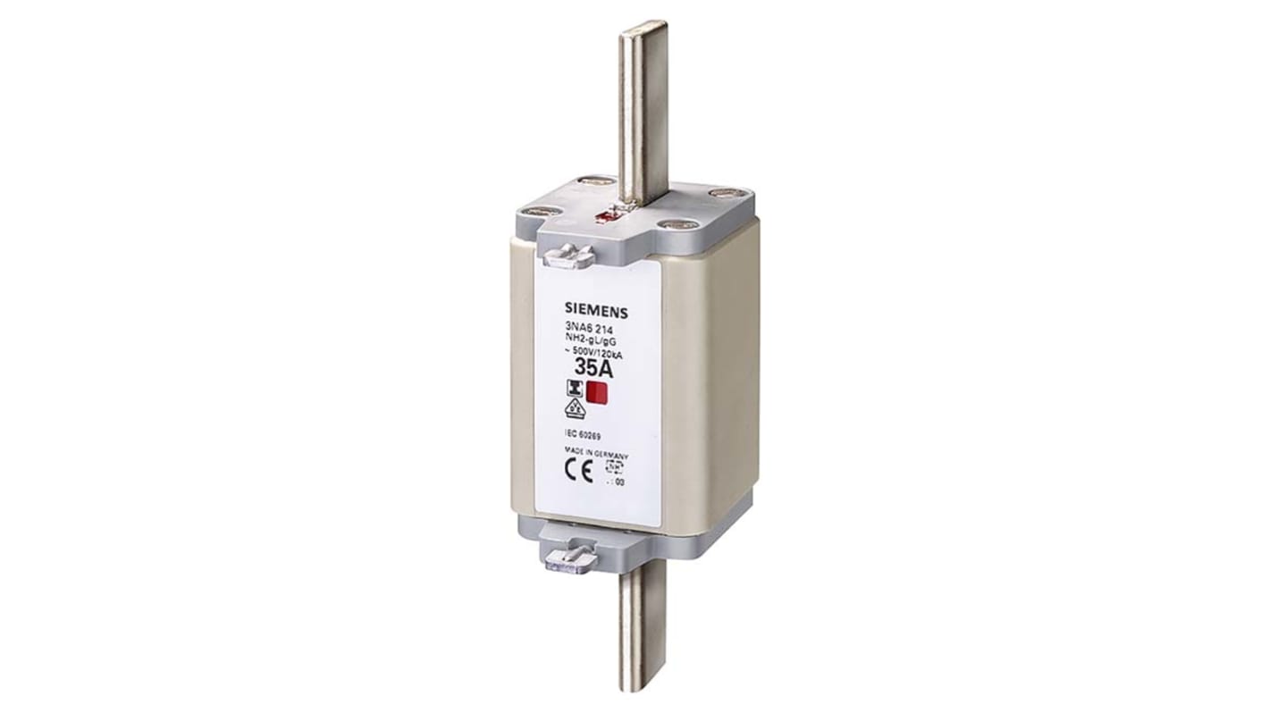 Siemens 400A Centred Tag Fuse, NH2, 500V ac