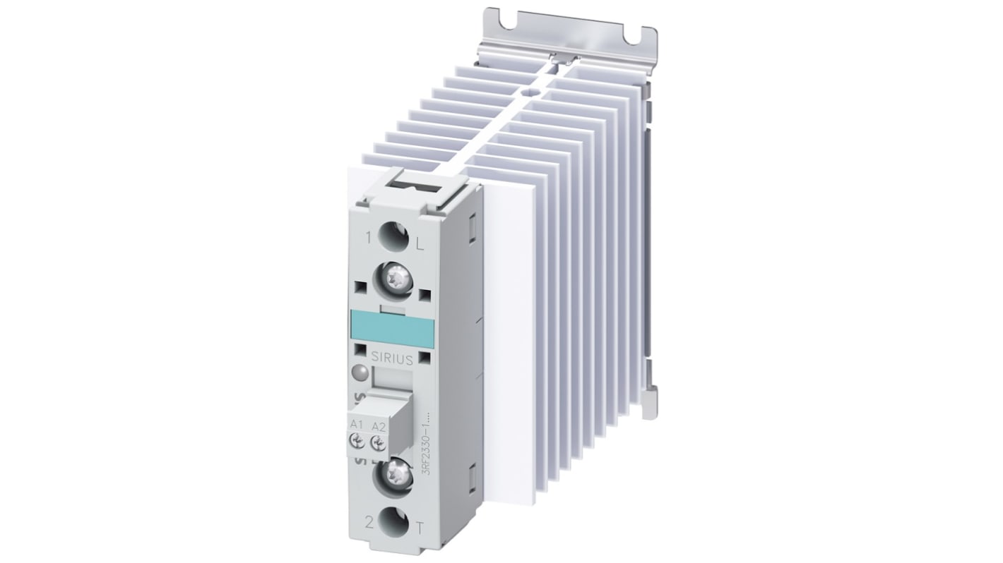 Siemens 固态继电器, 保护型开关, 最大负载30 A, 600 V, DIN导轨安装, SPST