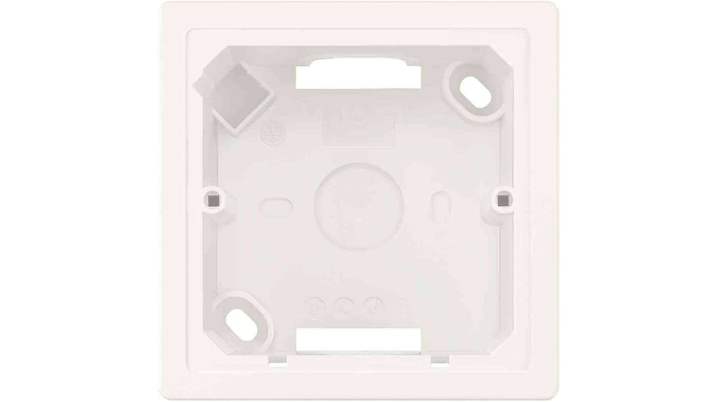 Siemens DELTA White Gloss Thermoplastic Back Box, IP20, 84 x 42.5 x 42.5mm