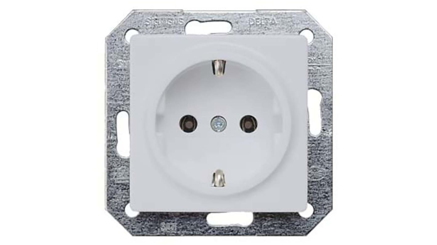 Gniazdo elektryczne Schuko Montaż wpuszczany Siemens 16A