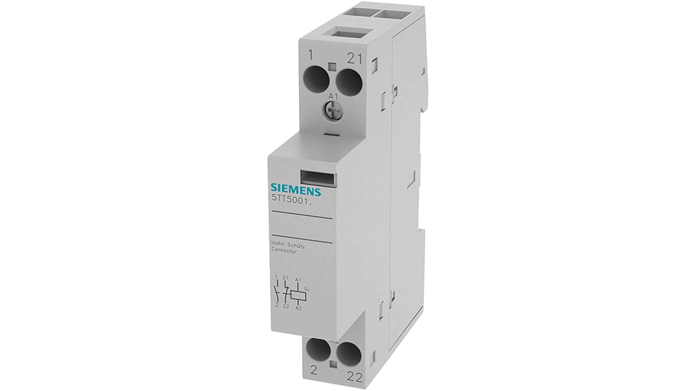 Stycznik 230 V AC Siemens styki: 1 20 A 1NO + 1NC 5TT5801-0