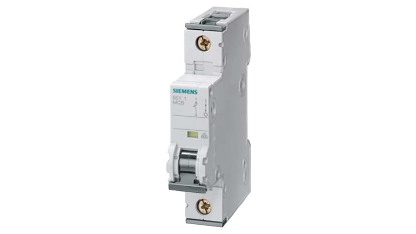 Siemens SENTRON 5SY6 MCB, 1P, 4A Curve B, 6 kA Breaking Capacity