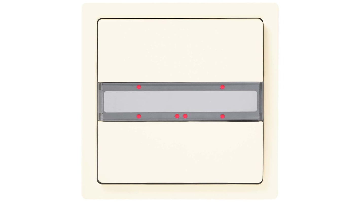 Siemens GAMMA Wippschalter Druckknopf-Lichtschalter, 2-polig, 2 Wege Weiß IP 20