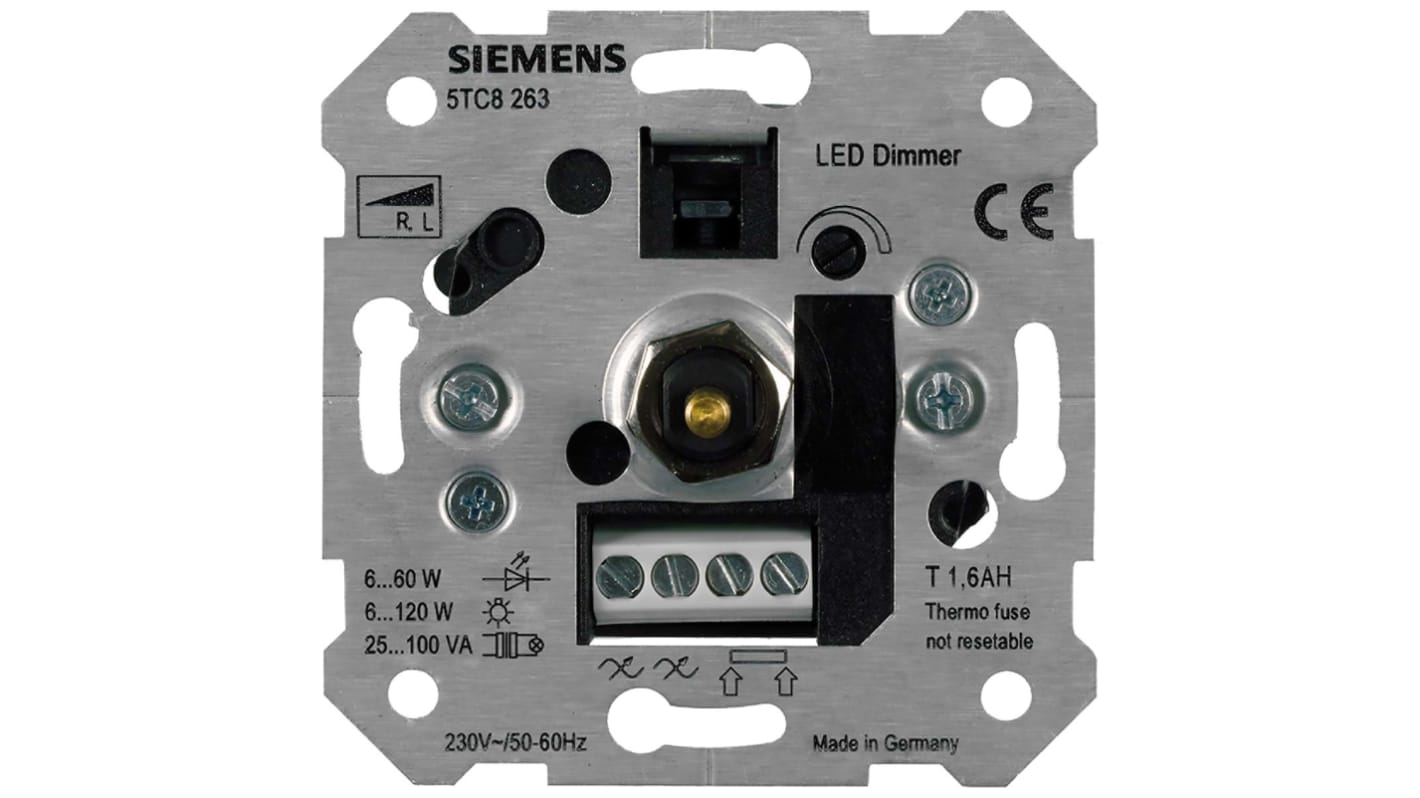 Siemens Dimmer Switch, 230V, 6-120W