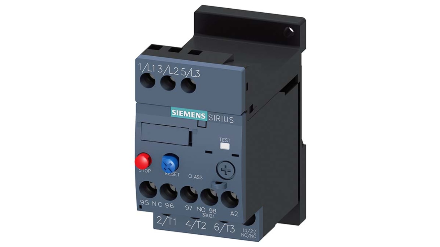 シーメンス 熱動過負荷リレー SIRIUSシリーズ SIRIUS 3RU2, 690 V ac, 1.1 kW