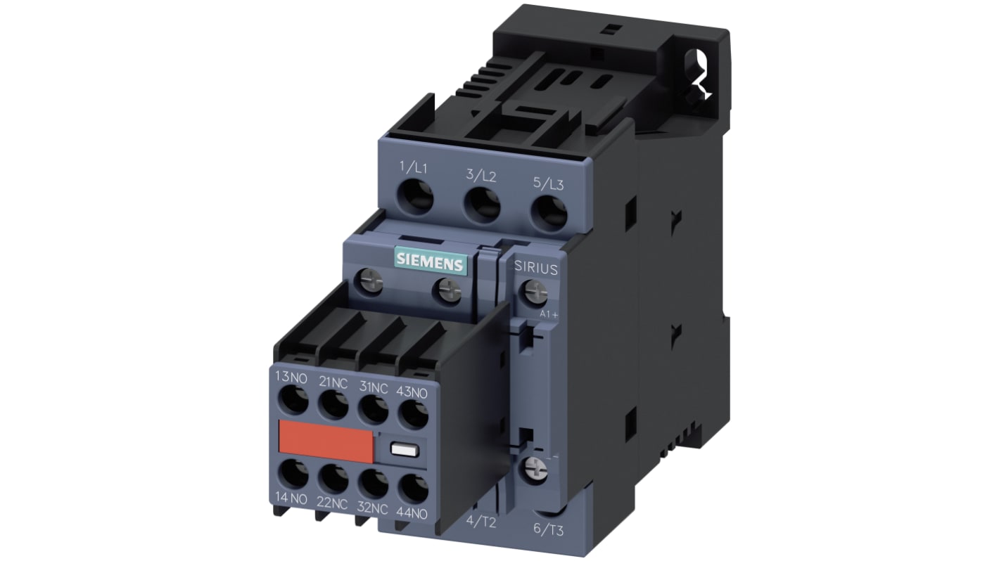 Stycznik 24 V DC Siemens styki: 3 15 kW 32 A 2NO + 2NC 3RT2027-1FB44-3MA0