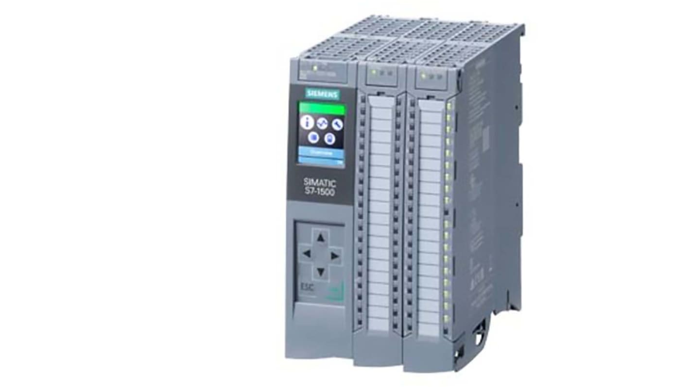 Controlador lógico Siemens SIMATIC S7-1500, 16 (Digital) 5 (Analógico) entradas tipo Analógico, digital, 2 analógico,
