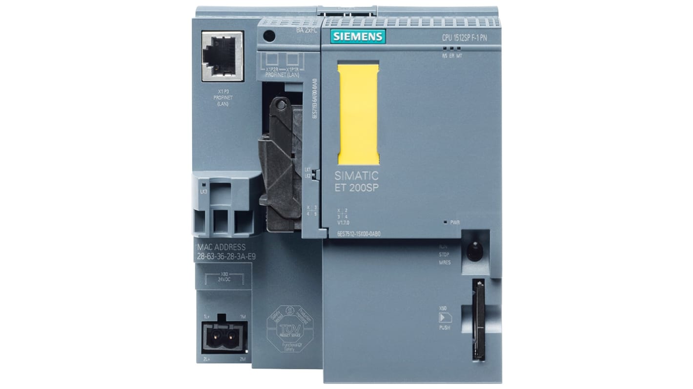 Rs-Online CPU PLC Siemens SIMATIC DP ingressi: 20 uscite: 20