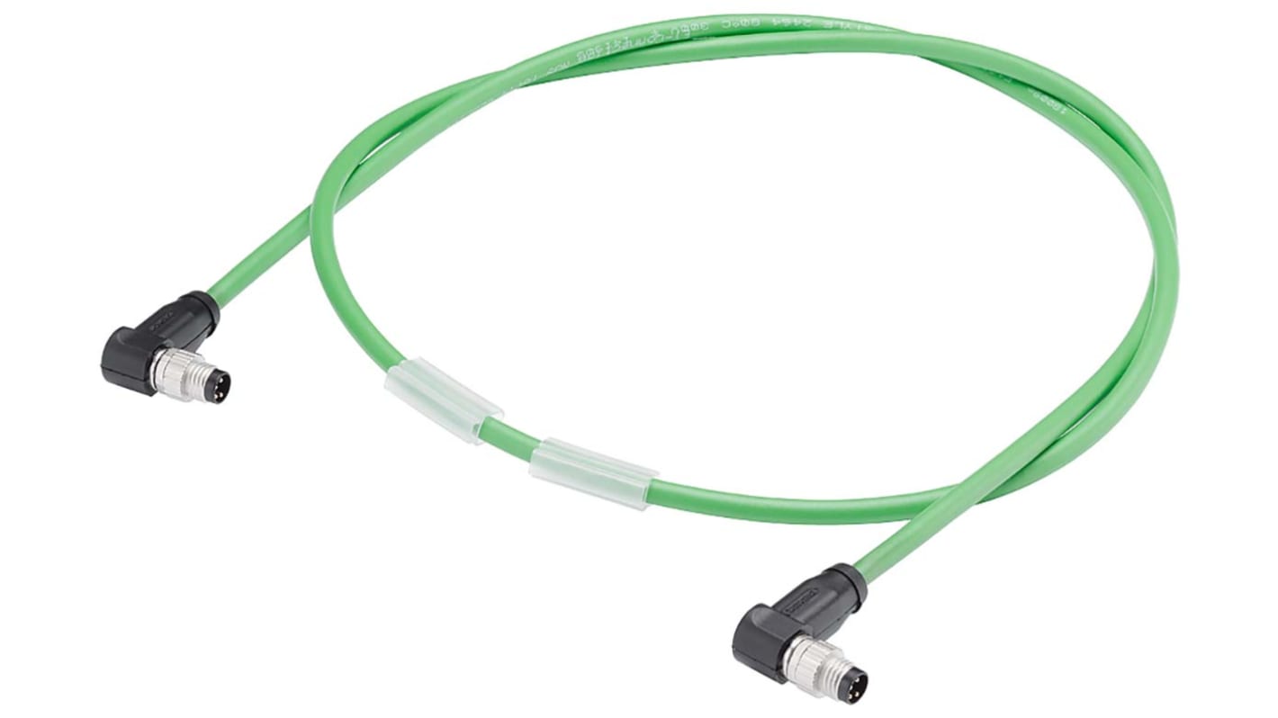 Kabel magistrali Złącze A M8 liczba rdzeni 4 długość 5m Rodzaj A Męskie Złącze B M8