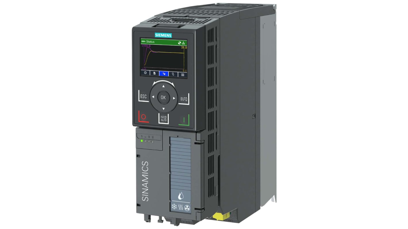 Siemens SINAMICS G120X Frequenzumrichter 0,75 kW 480 V ac / 2,1 A für SINAMICS G120X