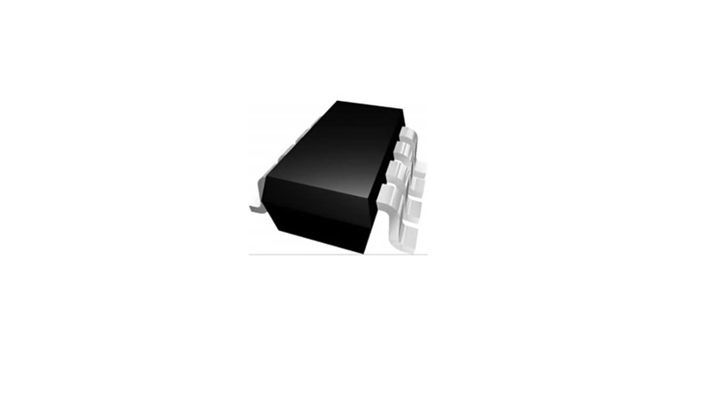 STMicroelectronics E-Fuse STEF512GR N-Kanal Dual MOSFET 5 V, 12 V / 3 A; 4 A, 8-Pin TSOT23-8L