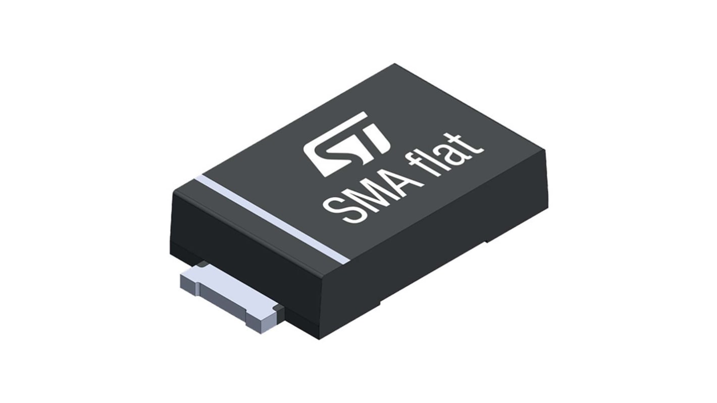 STMicroelectronics 150V 1A, Diode, 2-Pin SMA Flat Notch STPS1150AFN