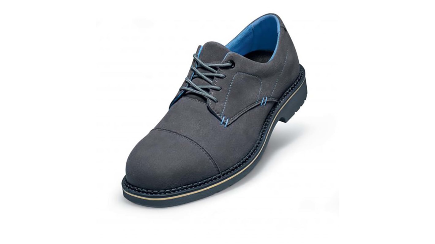 Uvex 84698, Herren, Sicherheitsstiefel Grau, mit Stahl-Schutzkappe, Größe 44 / UK 10