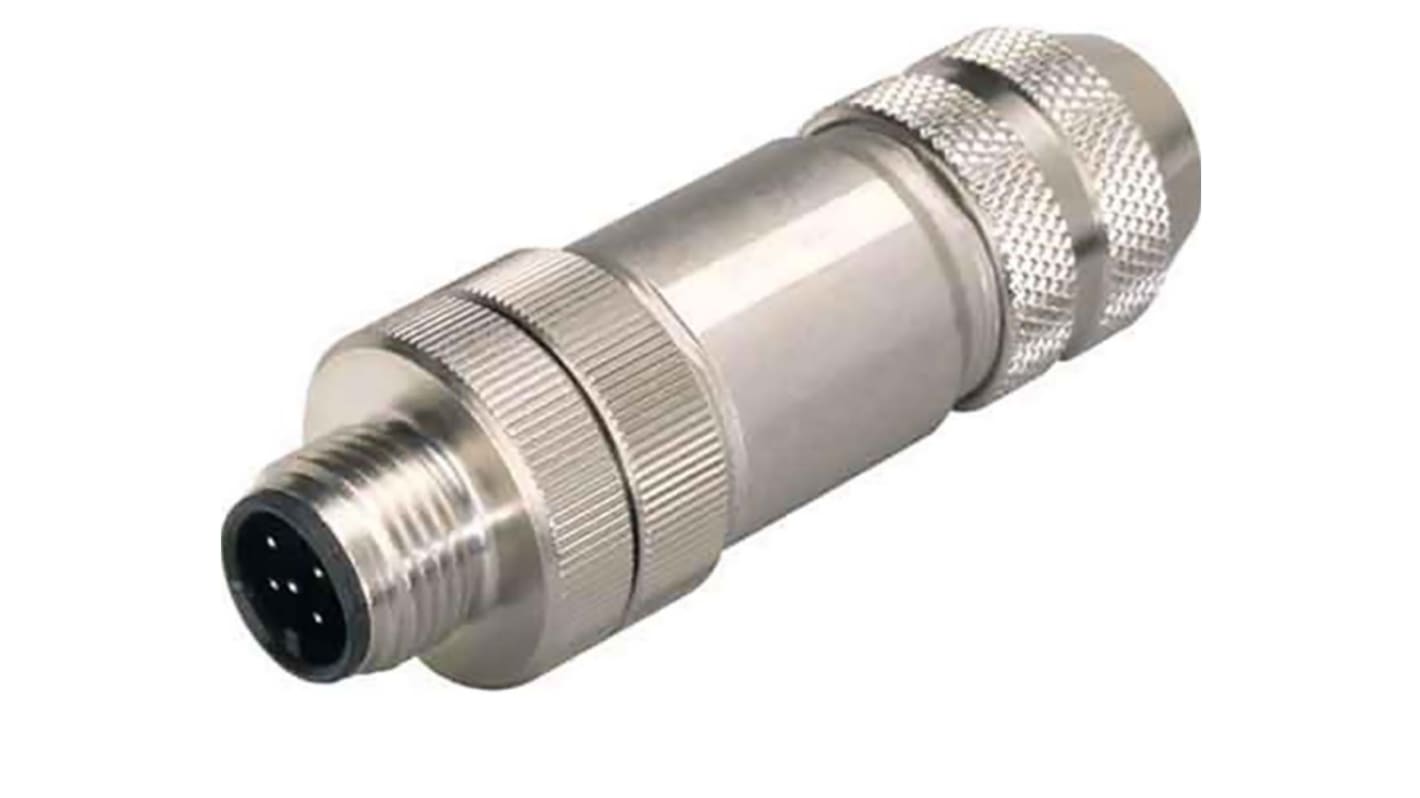 Siemens Circular Connector, 5 Contacts, Cable Mount, M12 Connector, Socket, Female, IP65, IP67, 6GK Series