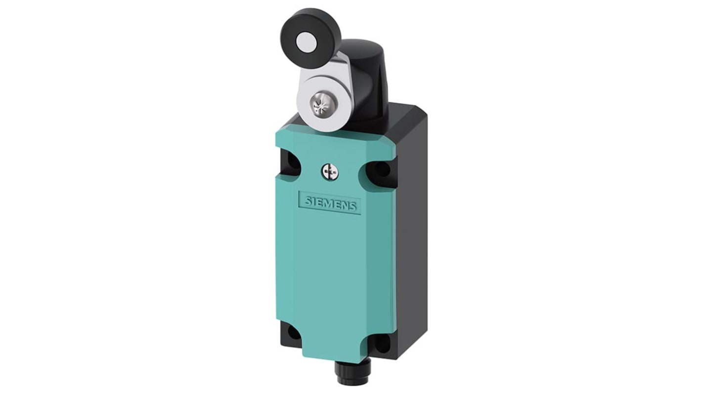 Siemens 滚轮杆式行程开关, 最大交流125V, 最大4A, IP66, IP67, 1常闭/1常开, 3SE5系列