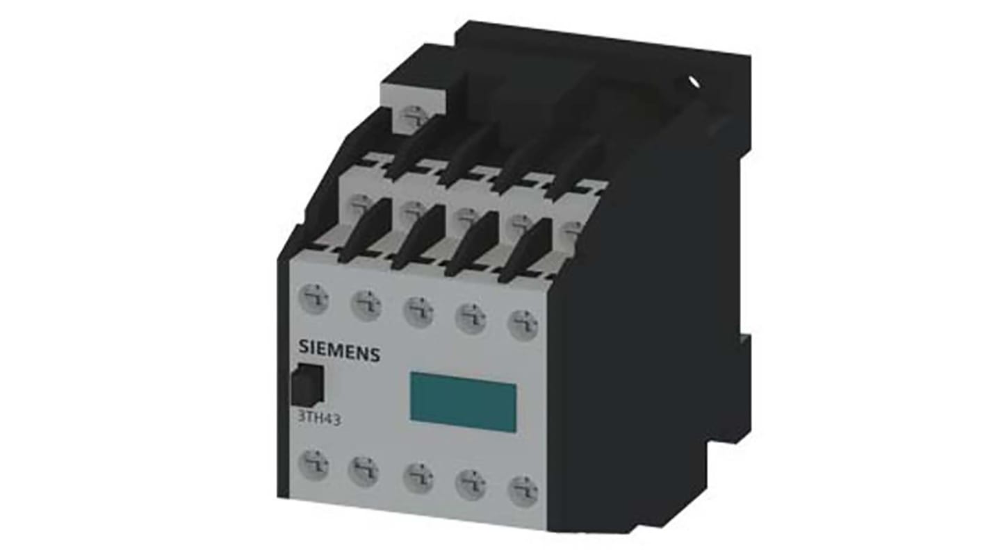 Siemens SIRIUS 3TH4 Contactor Relay, 10 A, 5NO + 5NC