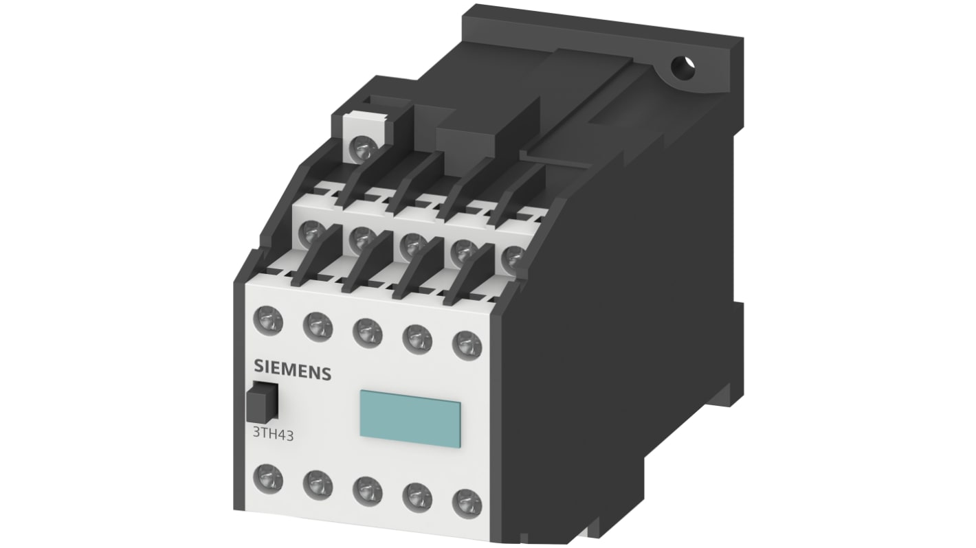 Siemens SIRIUS 3TH4 Contactor Relay, 24 V dc Coil, 10 A, 9NO + 1NC
