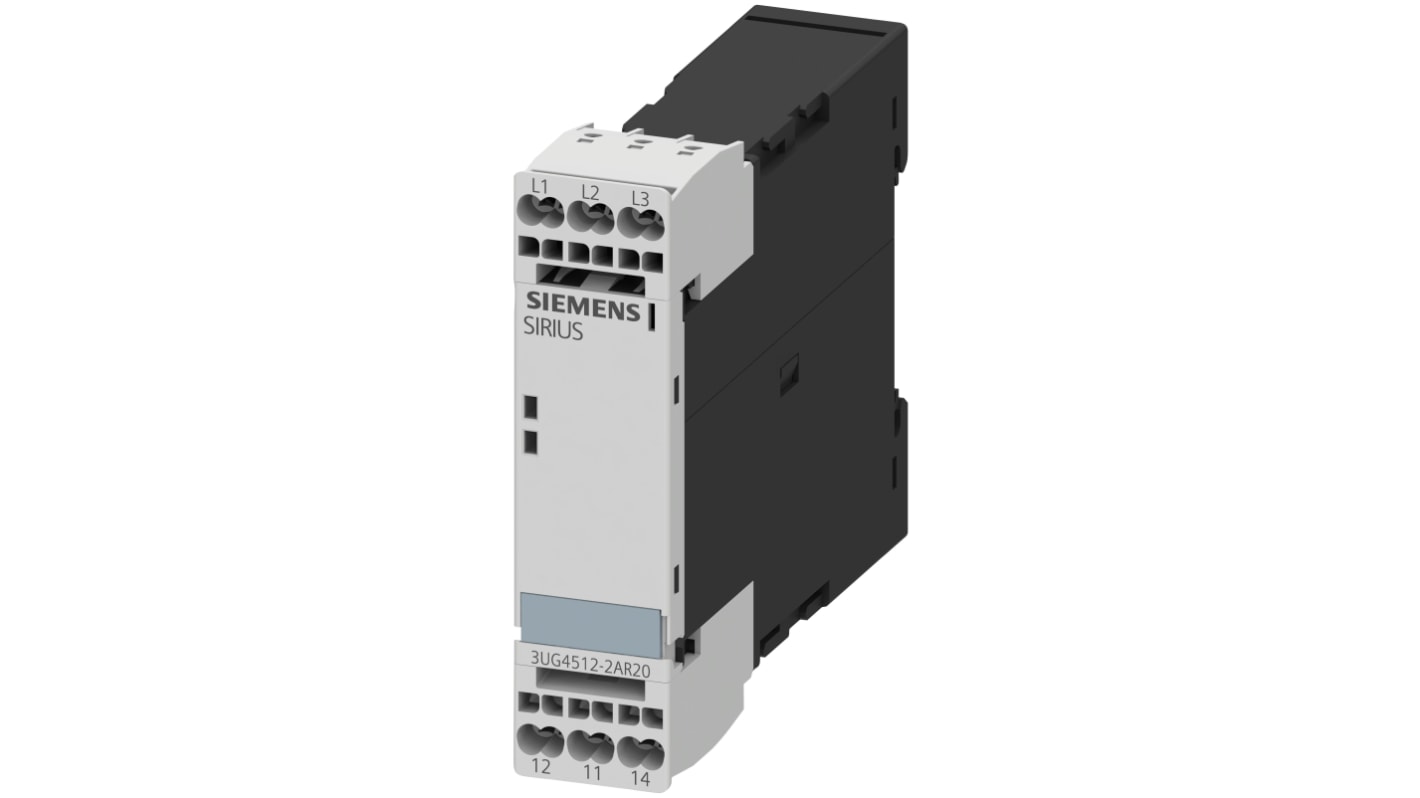 Siemens Phase Monitoring Relay, 3 Phase, SPDT, DIN Rail