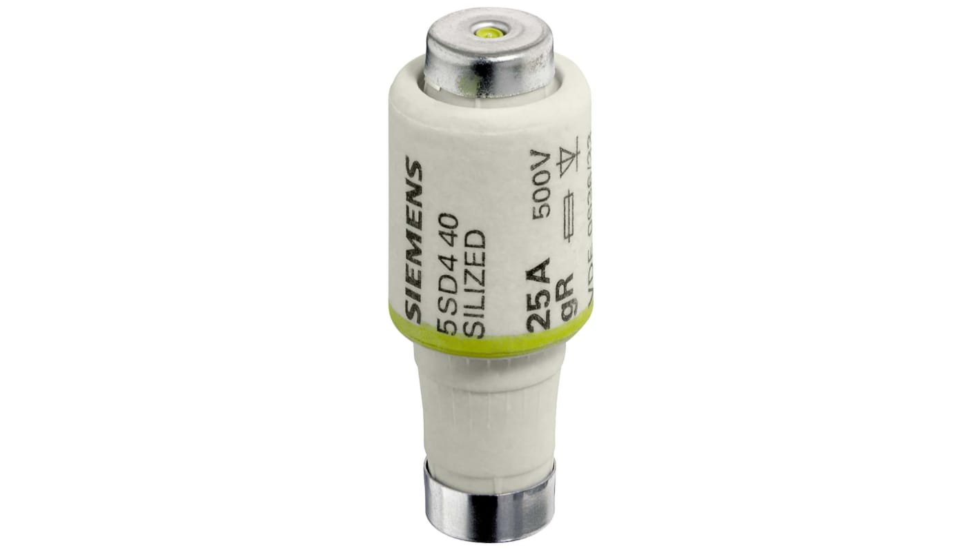 Siemens 20A DII Diazed Fuse, E27 Thread Size, gR, 500V