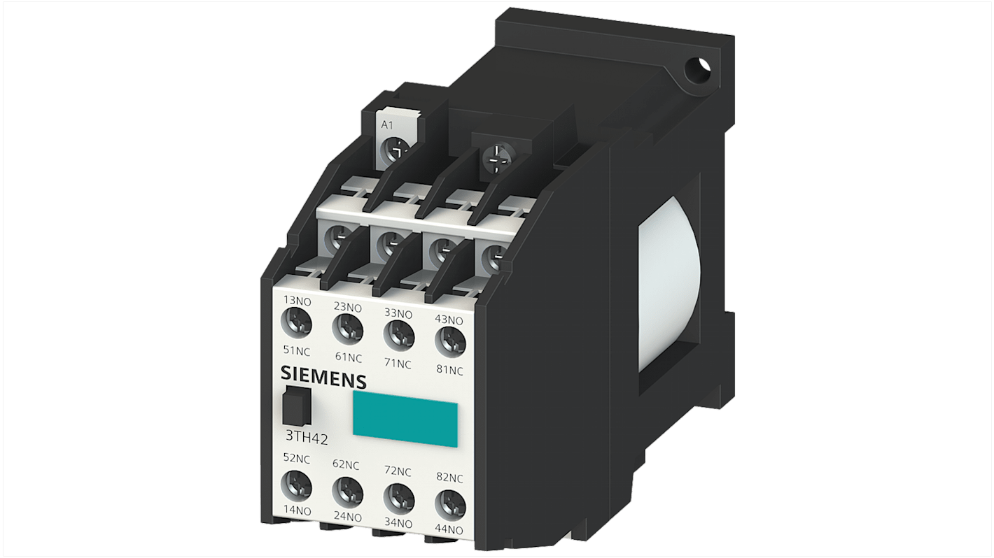 Siemens SIRIUS 3TH4 Contactor Relay, 24 V dc Coil, 10 A, 6NO + 2NC