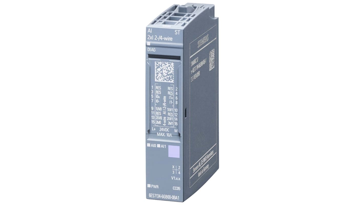 Siemens SIMATIC Analogt indgangsmodul Indgangtype: Analog, 2 indgange