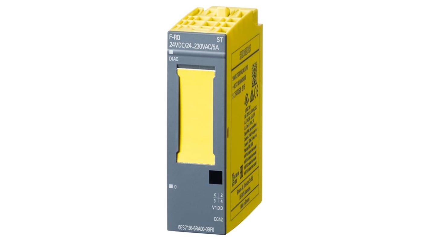 Módulo de expansión de autómata programable Siemens, 24 V, para usar con ET 200SP, 1 entrada tipo Digital, 1 salida