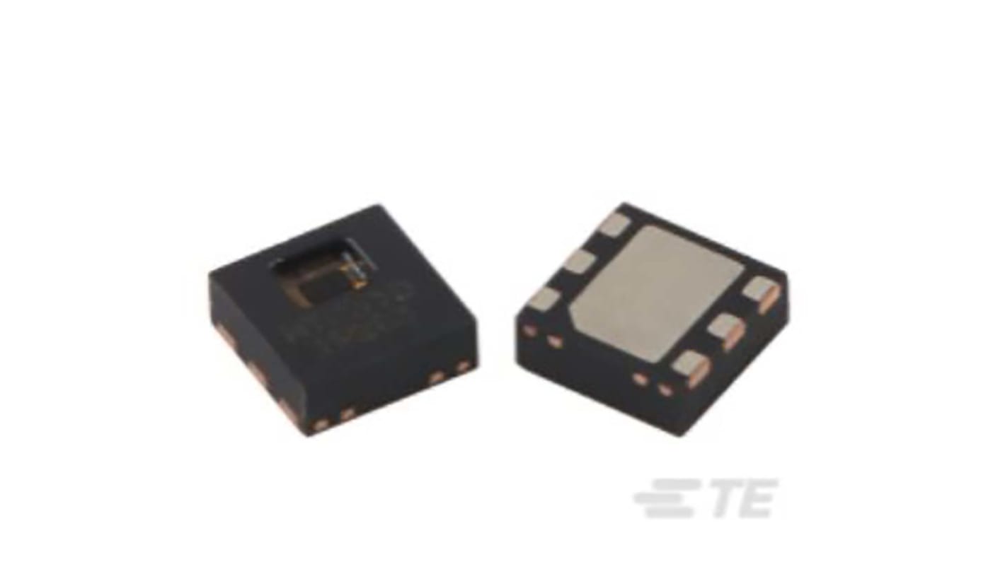 TE Connectivity 10142048-01, Temperatur- og fugtighedssensor -40 til 125 Â°C., Â±2%, I2C, 6 ben DFN