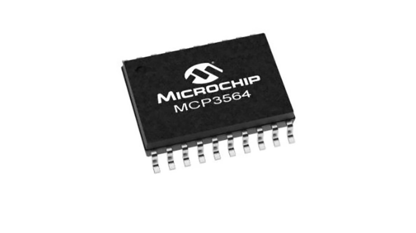 ADC 24 bity 153.6ksps A/C: 4 TSSOP, UQFN Równoległy & Szeregowy (SPI)