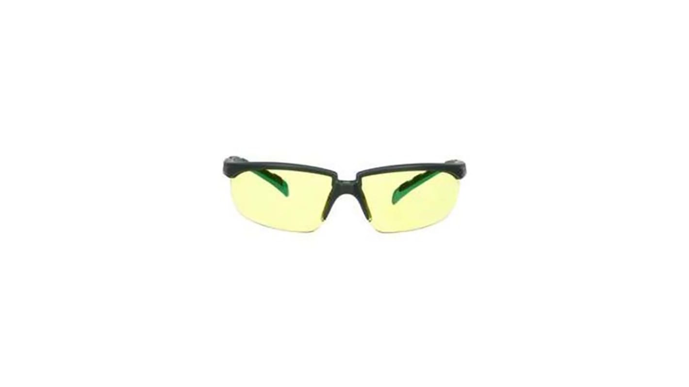 3M Solus Anti-Mist UV Safety Glasses, Amber PC Lens