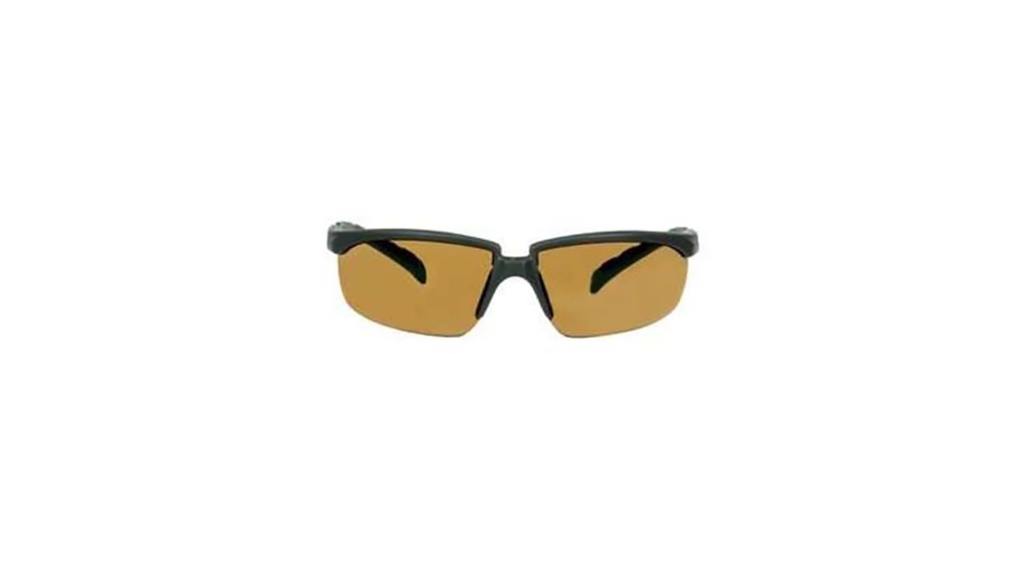 3M Solus Anti-Mist Safety Glasses, Brown PC Lens