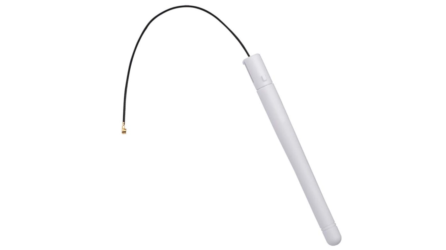 Molex 214386 Bluetooth (BLE), WLAN WiFi-Antenne 2,4 GHz, 5 GHz Extern / 3.3, 5.2dBi SMA Stecker Rundstrahlantenne