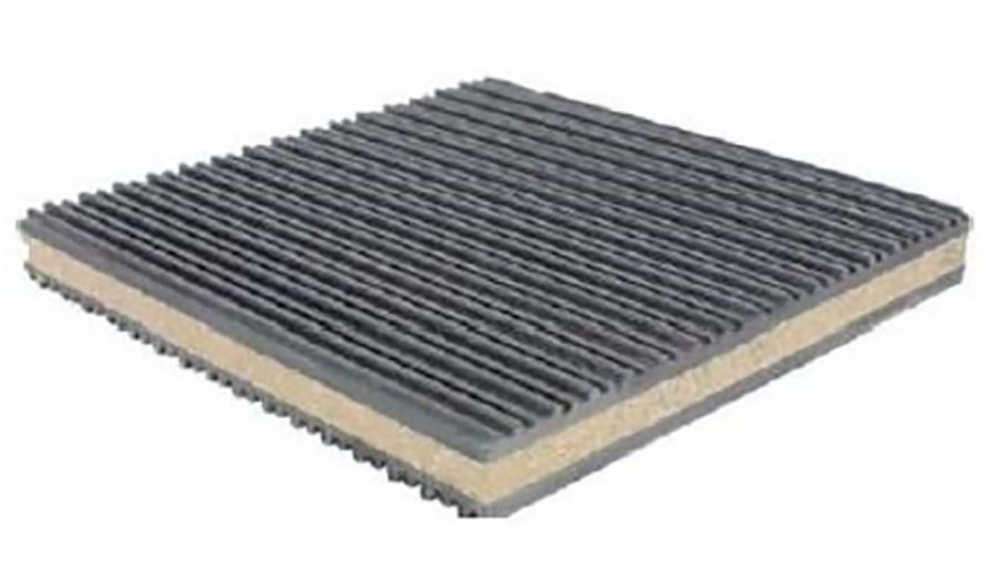RS PRO Dämpfungsmatte Isolationspolster zur Vibrationsdämpfung Kork 75psi 22mm 457 x 457mm
