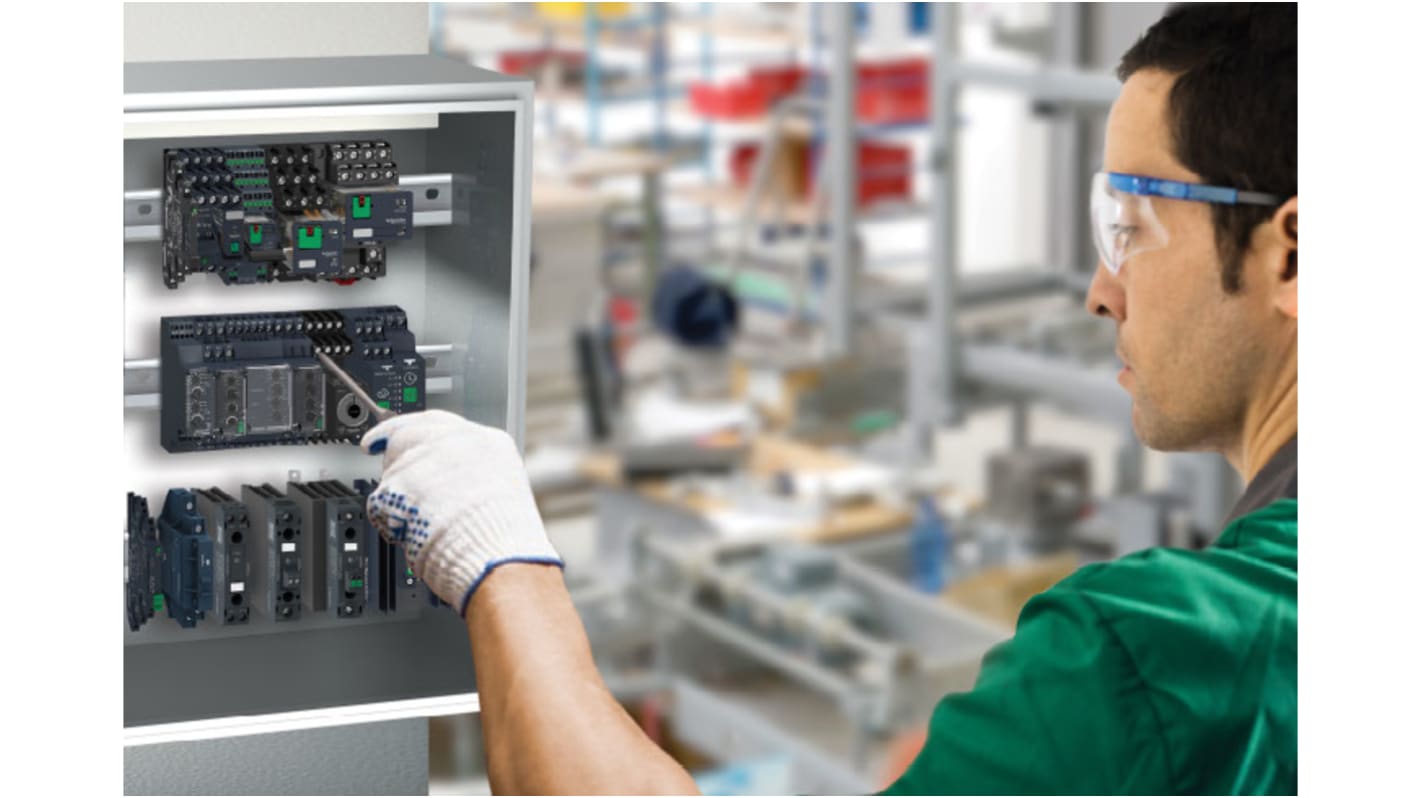 Schneider Electric Harmony Relay RXM Series Interface Relay, DIN Rail Mount, 24V ac Coil, 4PDT, 4-Pole