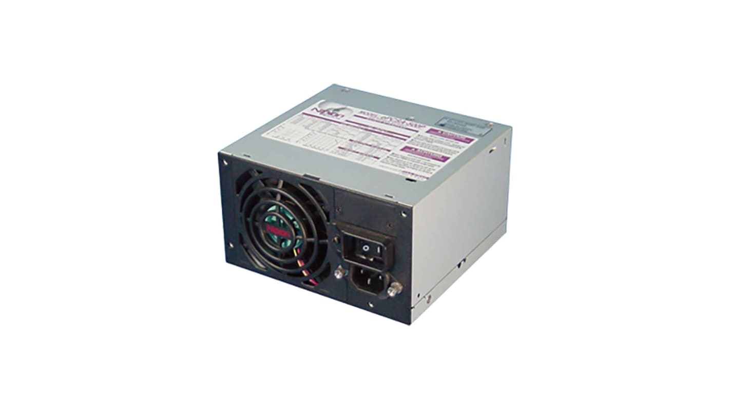 Nipron 350W PC Power Supply, 85 → 264V ac Input, 3.3 V dc, 5 V dc, 12 V dc, -12 V dc Output