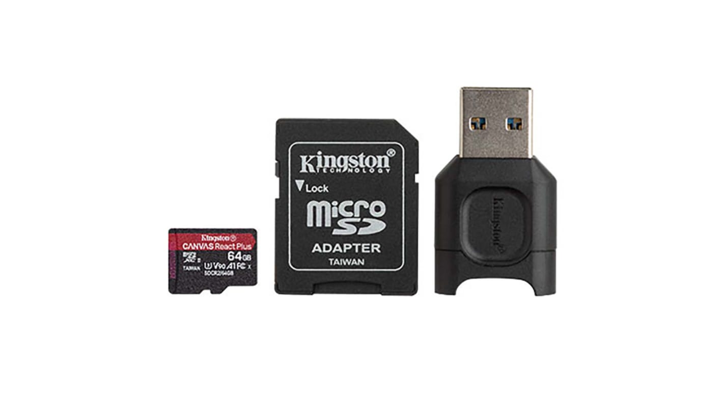 Kingston 64 GB MicroSDXC Micro SD Card, Class 10