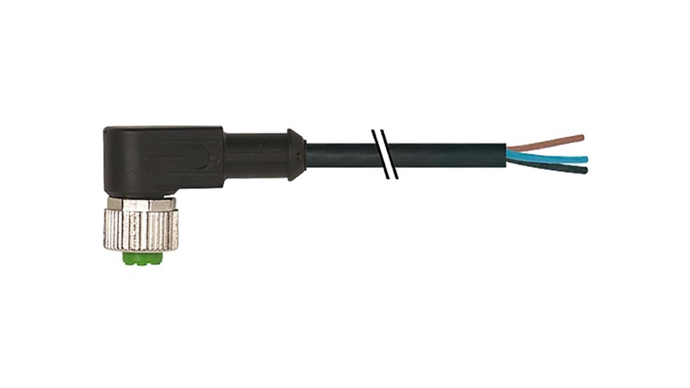 Murrelektronik Limited A-Coded konfektioniertes Sensorkabel 3-adrig Buchse gewinkelt / offenes Ende, Länge 5m