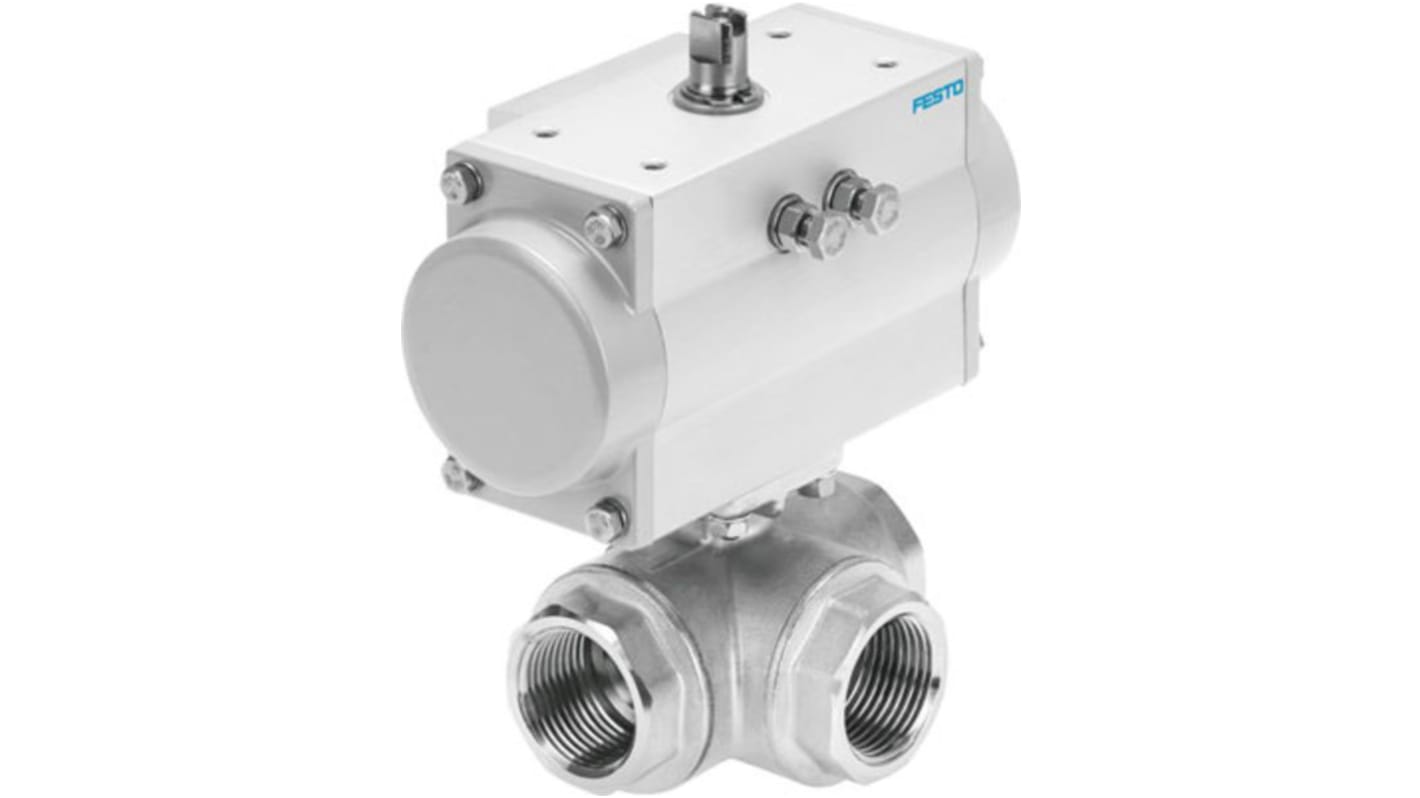 Festo Ball type Pneumatic Actuated Valve 1-1/4in, 25 bar