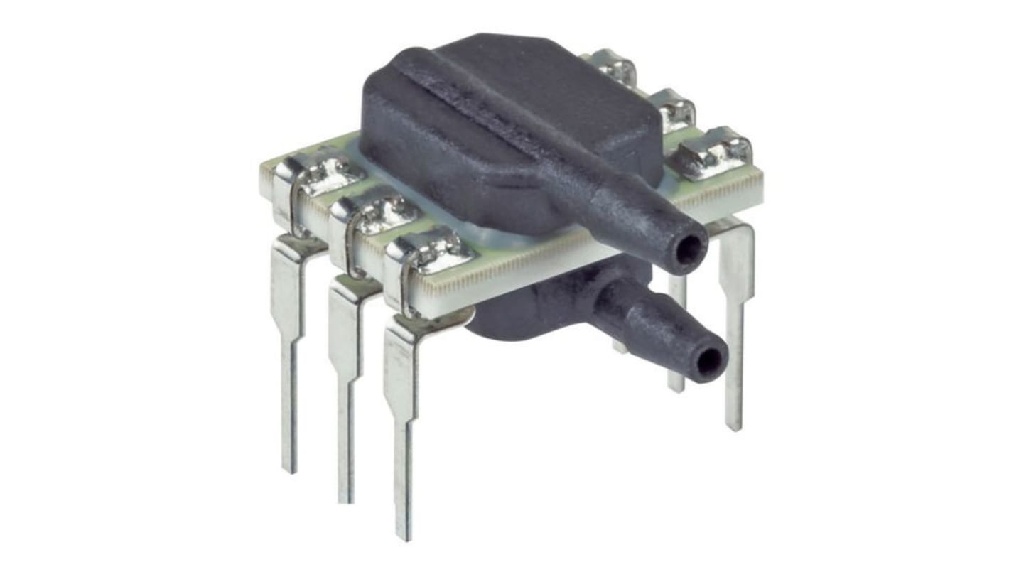 Honeywell Differential Pressure Sensor, 6.9kPa Operating Max, Through-Hole Mount, 6-Pin, 206kPa Overload Max, DIP