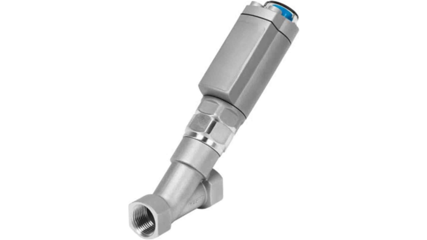 Válvula de accionamiento neumático Festo, VZXA-B-TS6-32-M2-V13T-4.4-K-46-17-V4 Asiento de ángulo