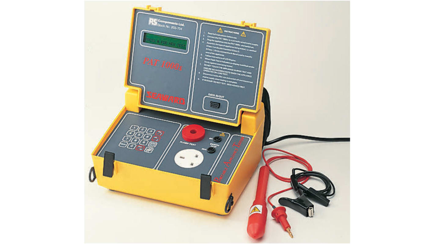 203A911 Seaward PAT1000S UK Portable Appliance Tester, Class I, Class