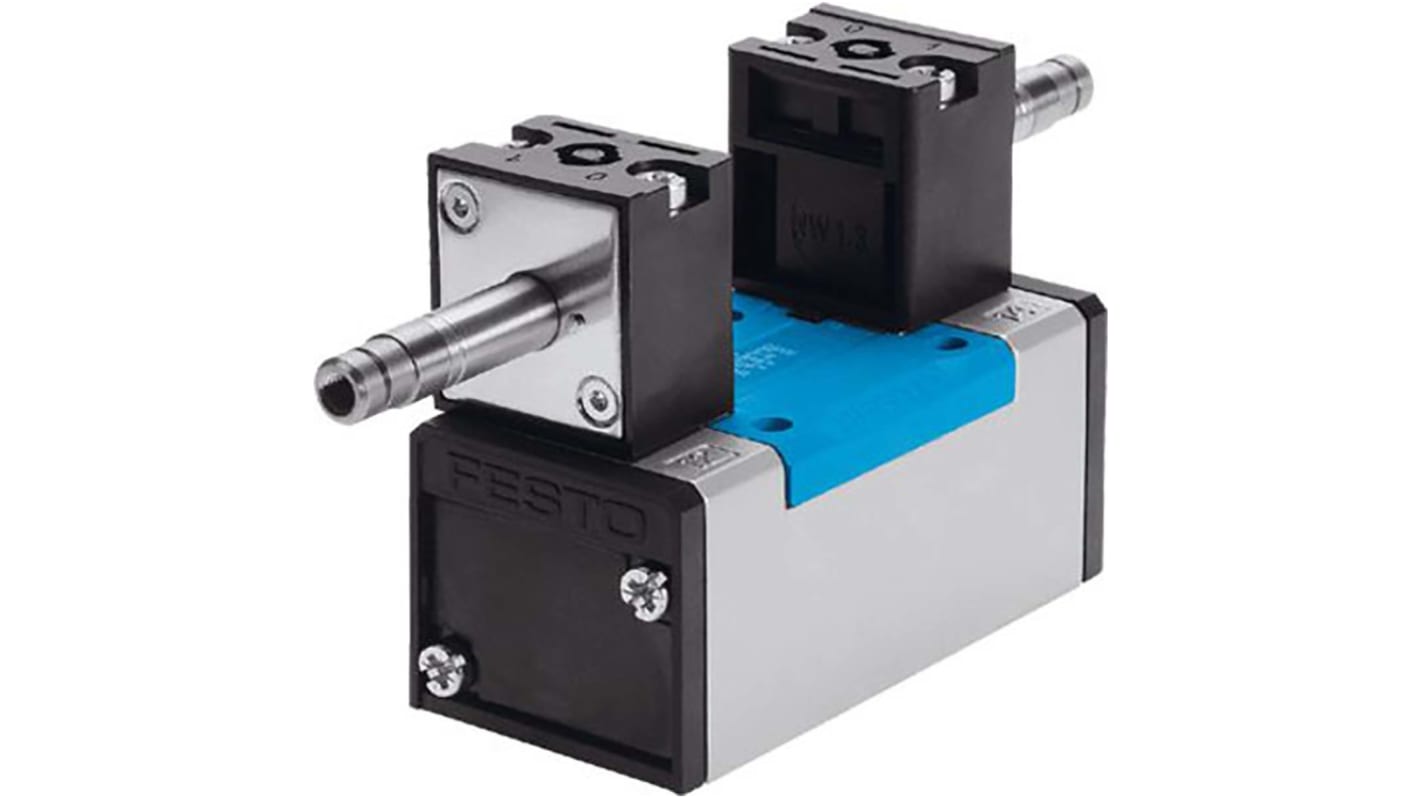 Festo 5/2 Bistable-dominant Pneumatic Solenoid/Pilot-Operated Control Valve - Electrical JMN1DH Series, 159691