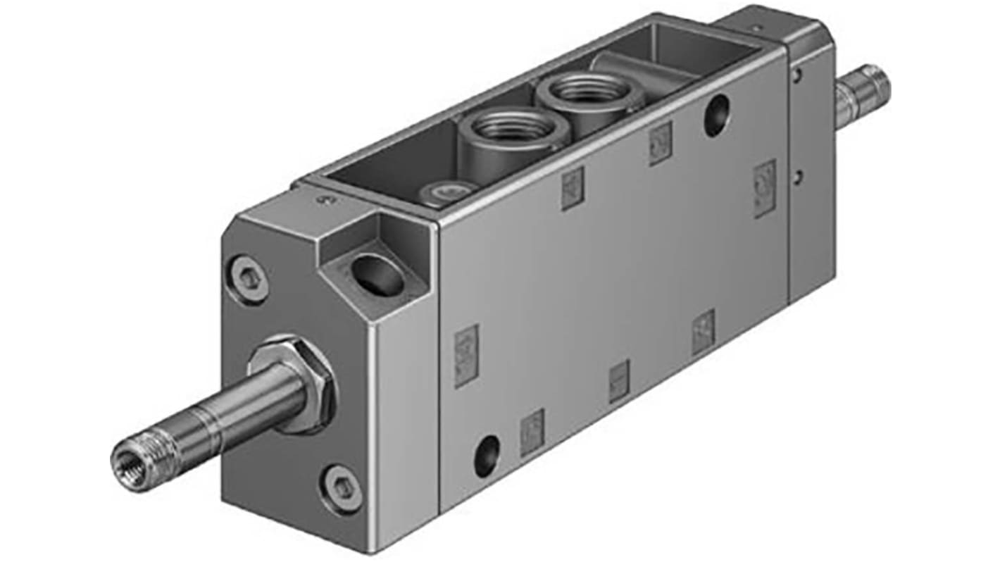 Elettrovalvola pneumatica di controllo pilotata Festo, G 1/4, funzione 5/2 Bistable, azionamento Elettrico