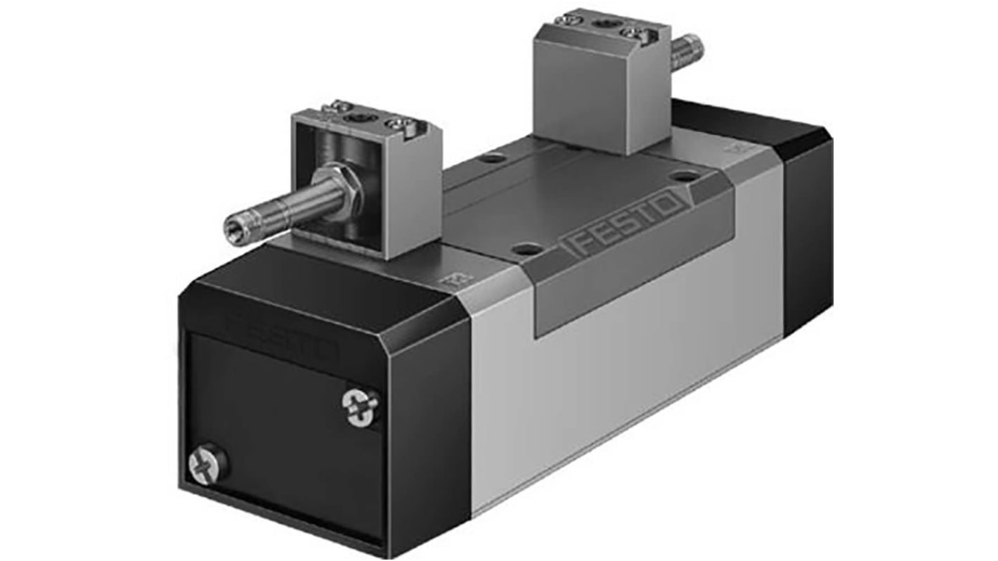 Festo 5/3 exhausted Pneumatic Solenoid/Pilot-Operated Control Valve - Electrical MFH Series, 151035