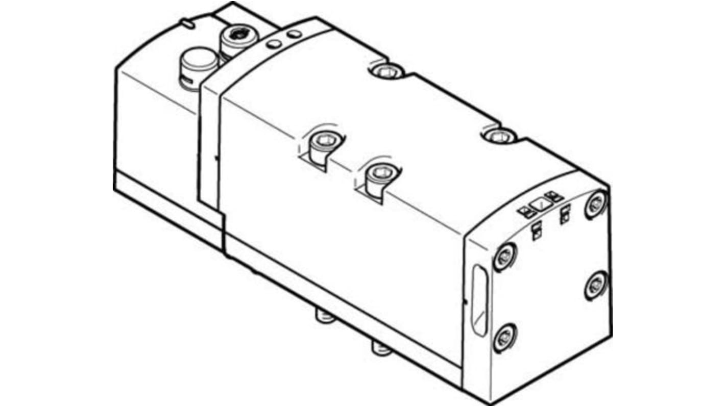 Festo 5/2 Monostable Solenoid Valve - Electrical VSVA-B-M52-AZD-D2-1T1L Series, 560820