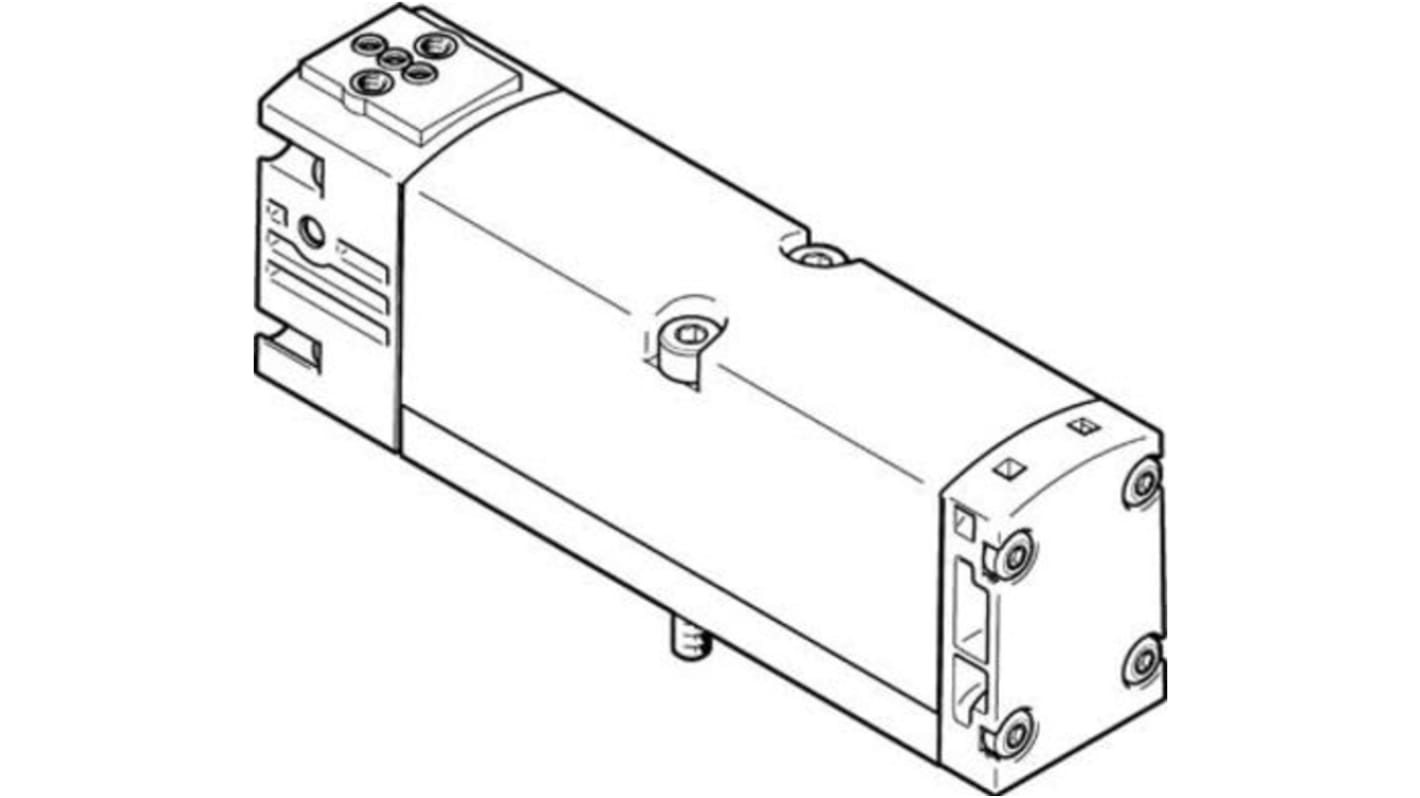 Festo 5/2 Monostable Solenoid Valve - Electrical VSVA-B-M52-A-A1-P1 Series, 546739