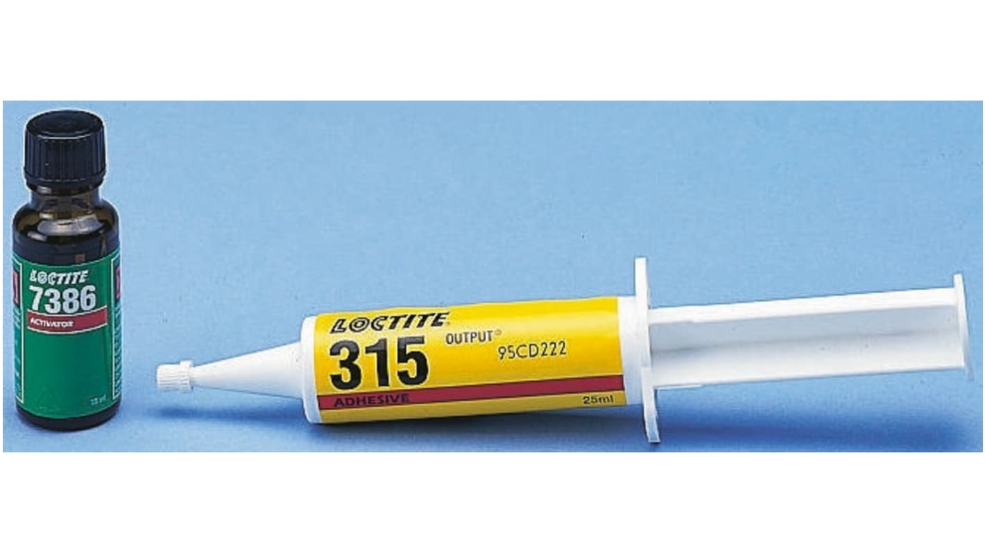 Adhésif Loctite 315 Bleu, Liquide Bouteille, Seringue 15 ml, 20 ml
