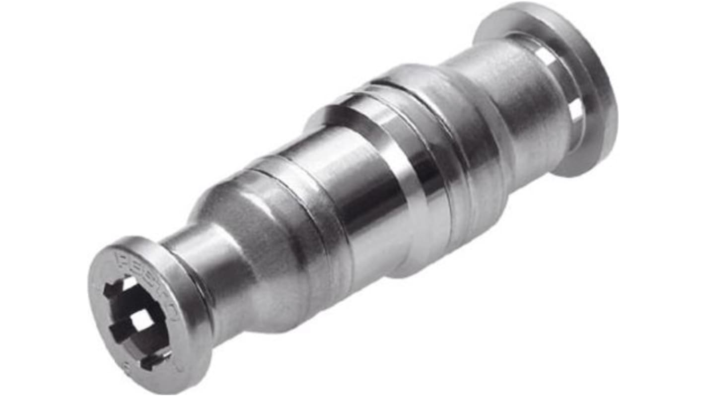 Festo CRQS 130654 12-mm-Steckanschluss x 10-mm-Steckanschluss Reduziernippel, Rohr-zu-Rohr
