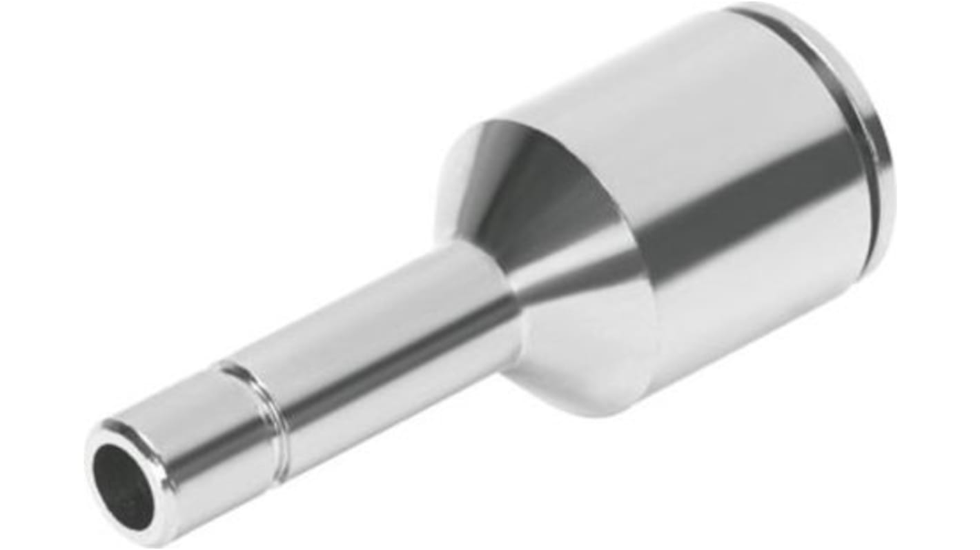 Festo NPQM Series Reducer Nipple, Push In 12 mm to Push In 6 mm, Tube-to-Tube Connection Style, 558770