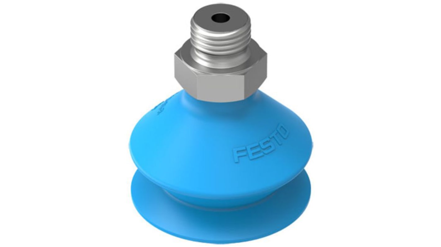 Ventosa Festo VASB-30-1/8-PUR-B, piastra a Soffietto, Ø 30mm, forza di tenuta 34N, filettatura G 1/8, PUR