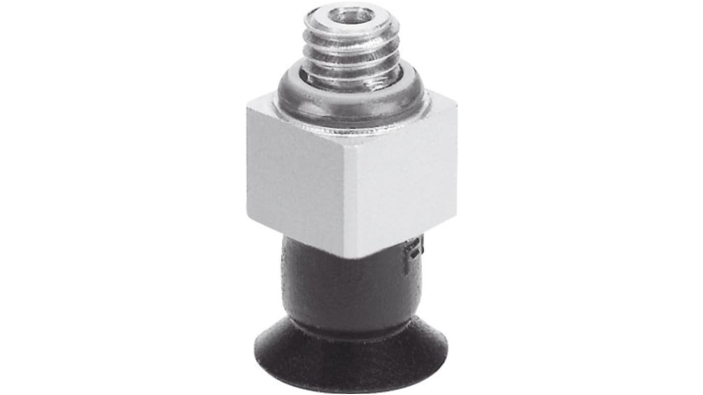 Ventosa Festo VAS-10-M5-NBR, piastra piatta, Ø 10mm, forza di tenuta 4.5N, filettatura M5, NBR